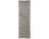 13 Feet Moroccan Gray Hand Woven Wool Runner Rug